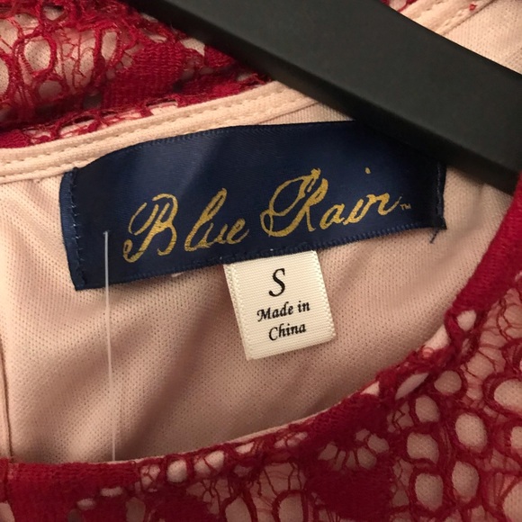 NEW super cute (above knee) red/burgundy dress - Picture 3 of 4